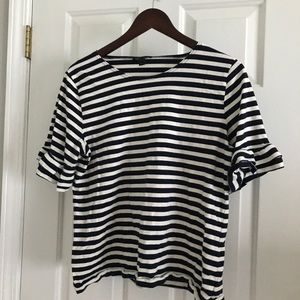 JCrew Ruffle Top
